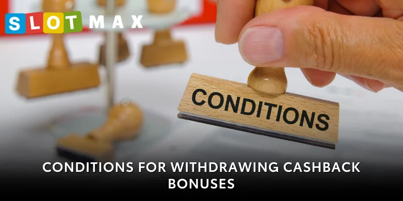 Daily Cashback SLOTMAX Amazing Offers Get Up To 5% Bonus 3 Conditions for withdrawing cashback bonuses to personal wallets